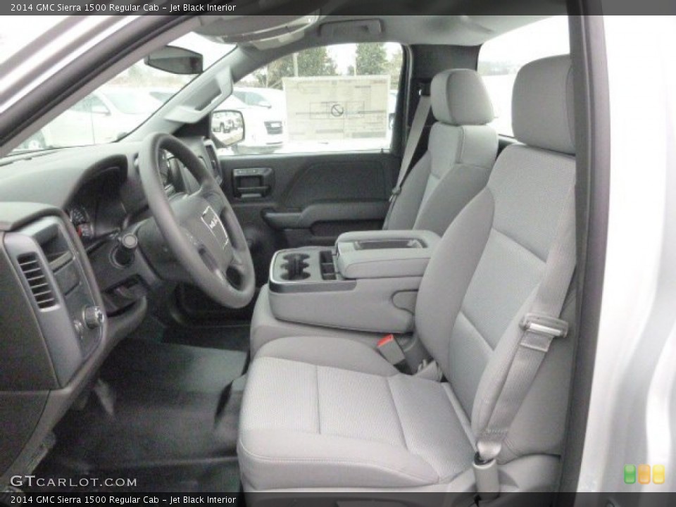 Jet Black Interior Front Seat for the 2014 GMC Sierra 1500 Regular Cab #90232256