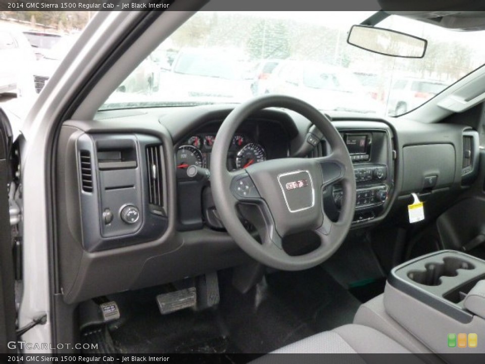Jet Black Interior Dashboard for the 2014 GMC Sierra 1500 Regular Cab #90232274
