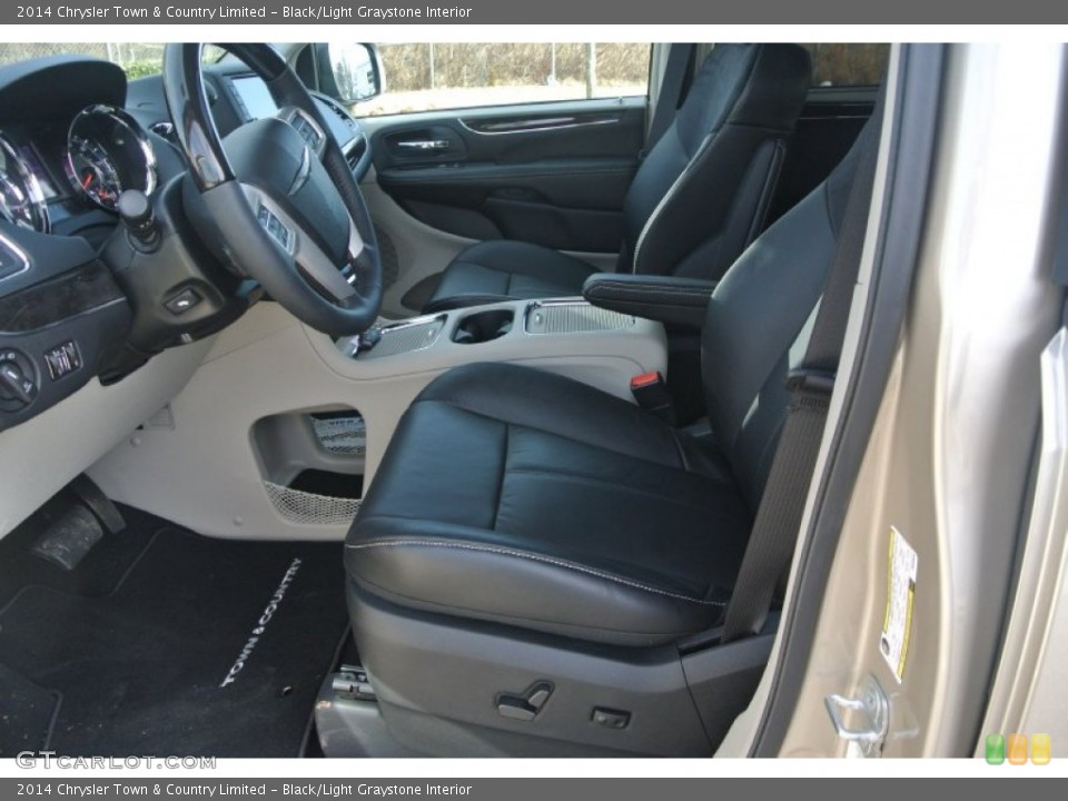 Black/Light Graystone Interior Photo for the 2014 Chrysler Town & Country Limited #90235370