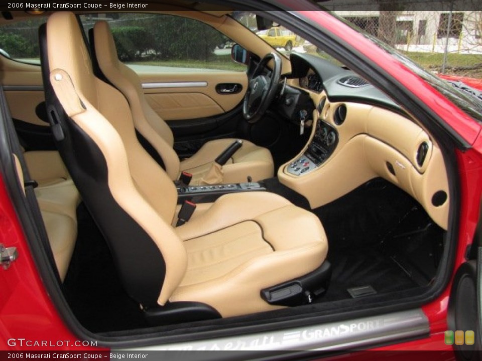 Beige Interior Front Seat for the 2006 Maserati GranSport Coupe #90237893