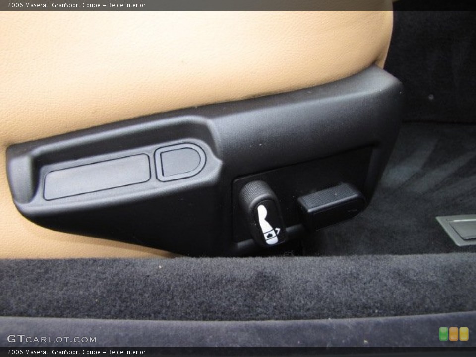 Beige Interior Controls for the 2006 Maserati GranSport Coupe #90238133