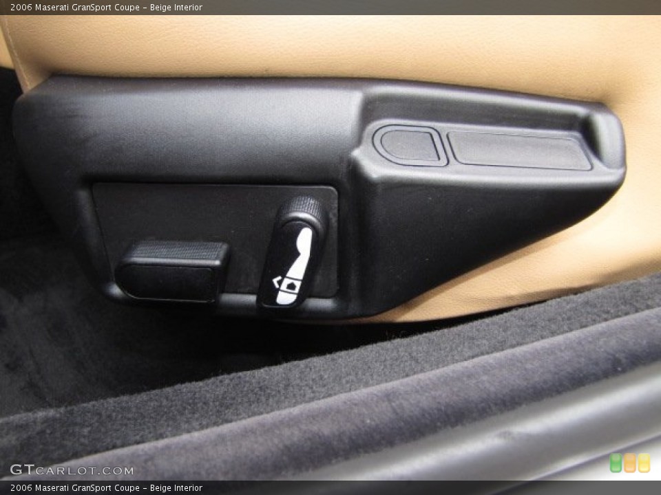 Beige Interior Controls for the 2006 Maserati GranSport Coupe #90238214