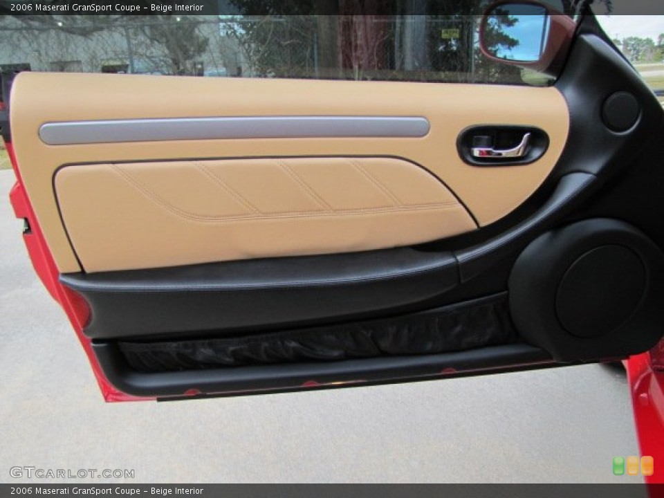 Beige Interior Door Panel for the 2006 Maserati GranSport Coupe #90238251