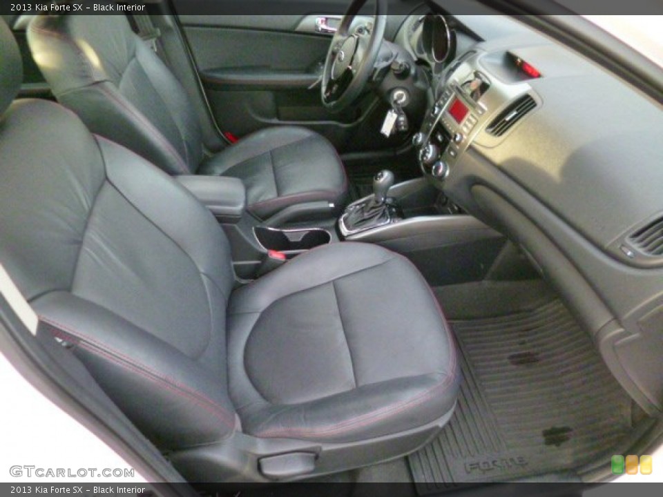 Black Interior Front Seat for the 2013 Kia Forte SX #90239303