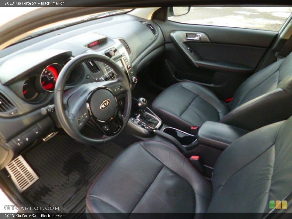 Black Interior Prime Interior for the 2013 Kia Forte SX #90239312