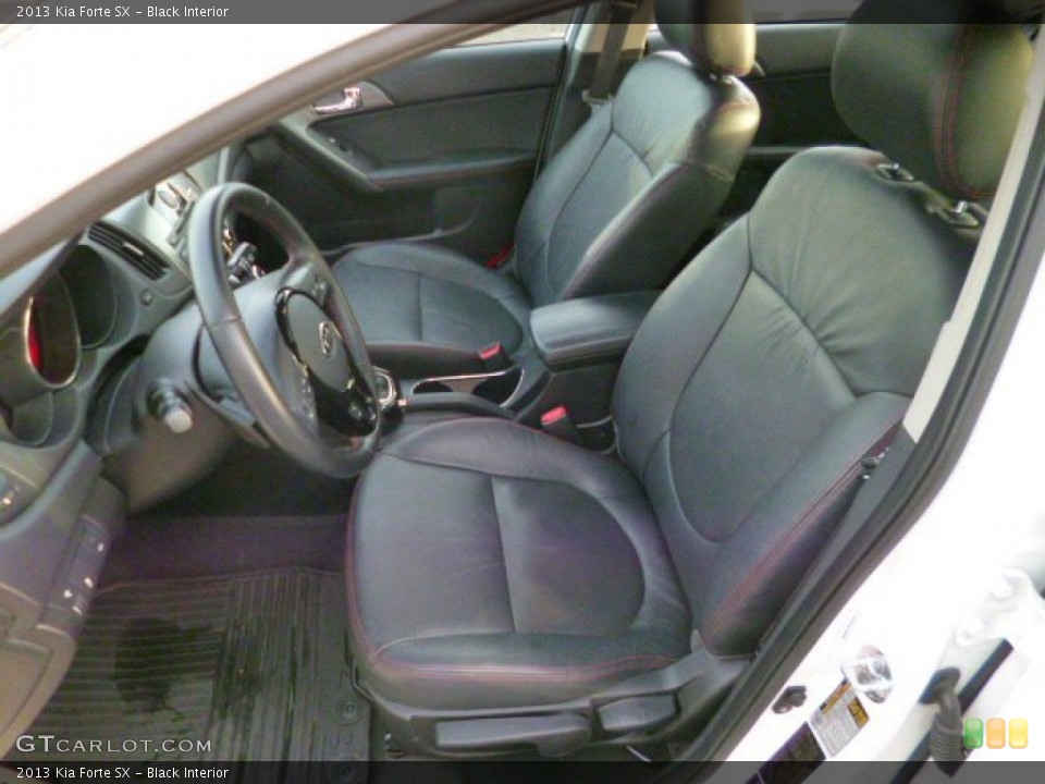 Black Interior Front Seat for the 2013 Kia Forte SX #90239339