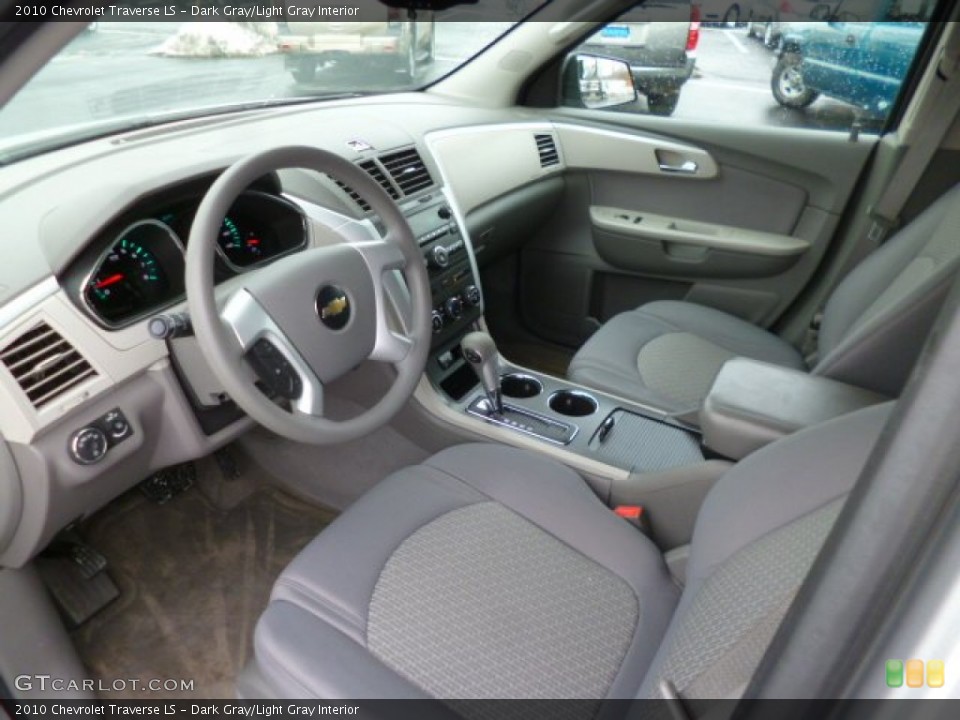 Dark Gray/Light Gray Interior Prime Interior for the 2010 Chevrolet Traverse LS #90245858