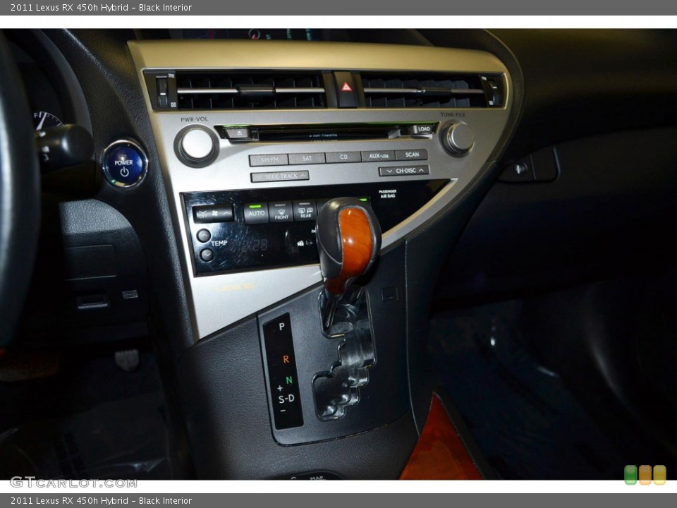 Black Interior Controls for the 2011 Lexus RX 450h Hybrid #90247365