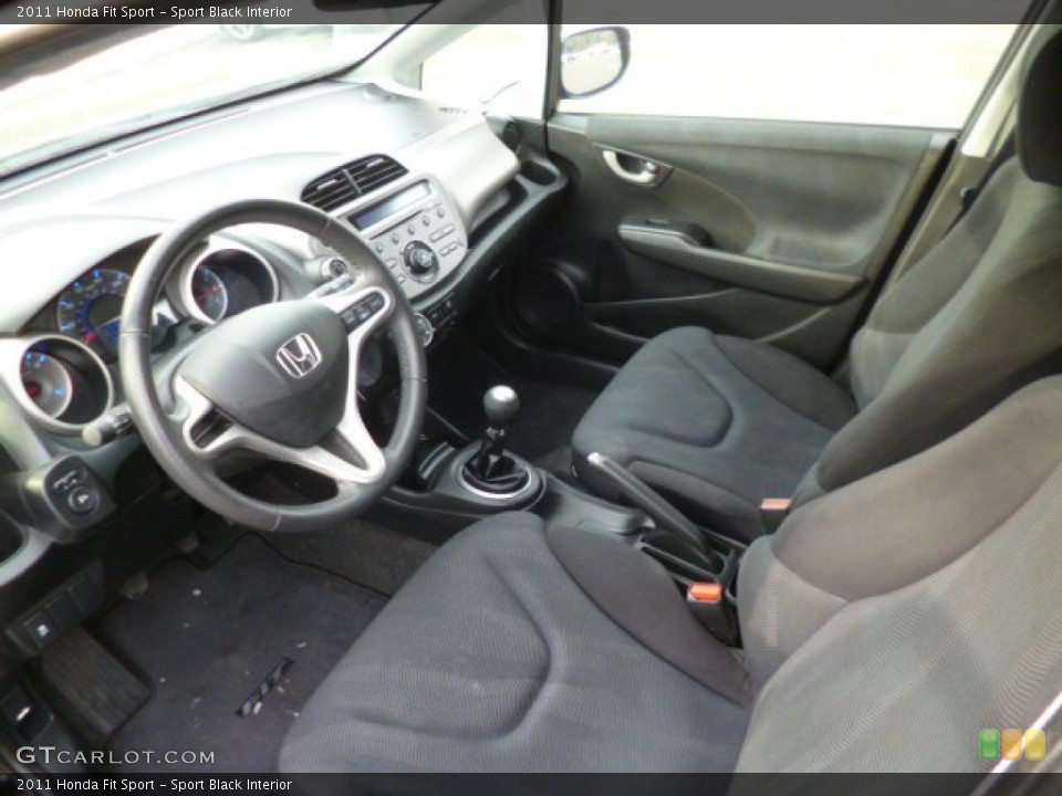Sport Black Interior Prime Interior for the 2011 Honda Fit Sport #90248682