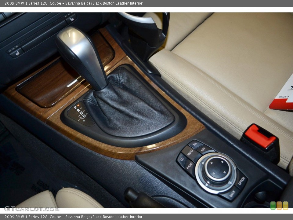 Savanna Beige/Black Boston Leather Interior Transmission for the 2009 BMW 1 Series 128i Coupe #90249795