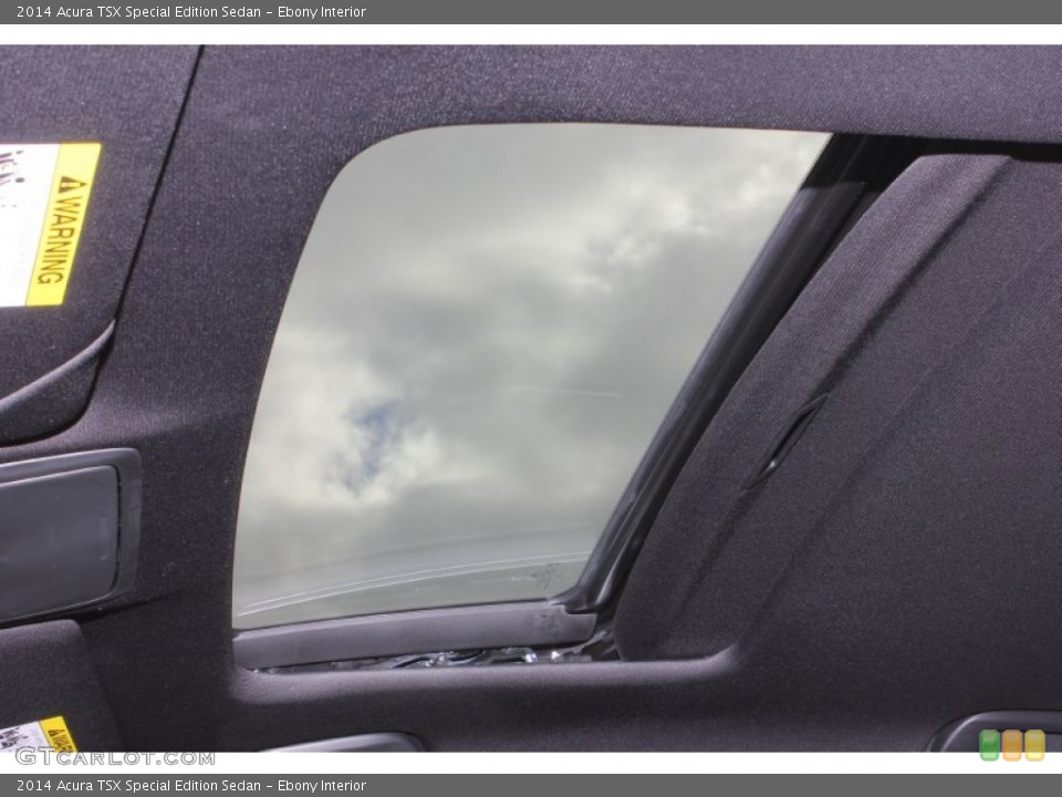 Ebony Interior Sunroof for the 2014 Acura TSX Special Edition Sedan #90250713