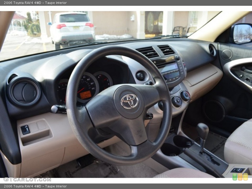 Taupe Interior Dashboard for the 2006 Toyota RAV4 4WD #90250764