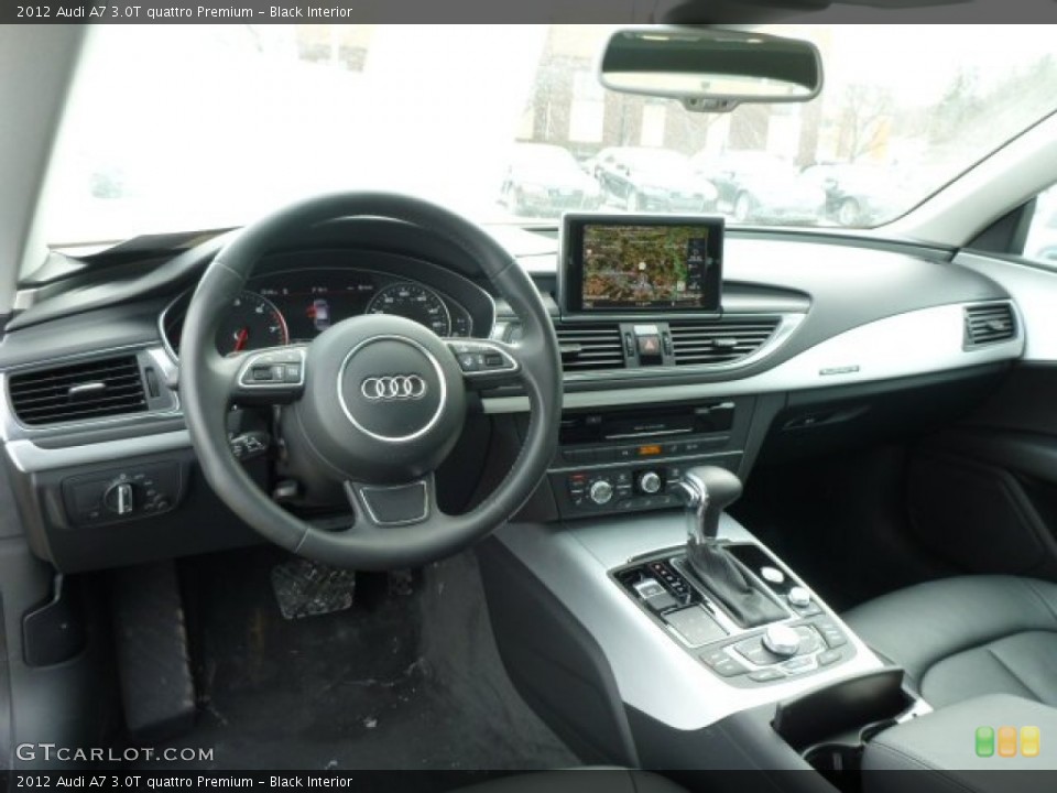 Black Interior Dashboard for the 2012 Audi A7 3.0T quattro Premium #90251031