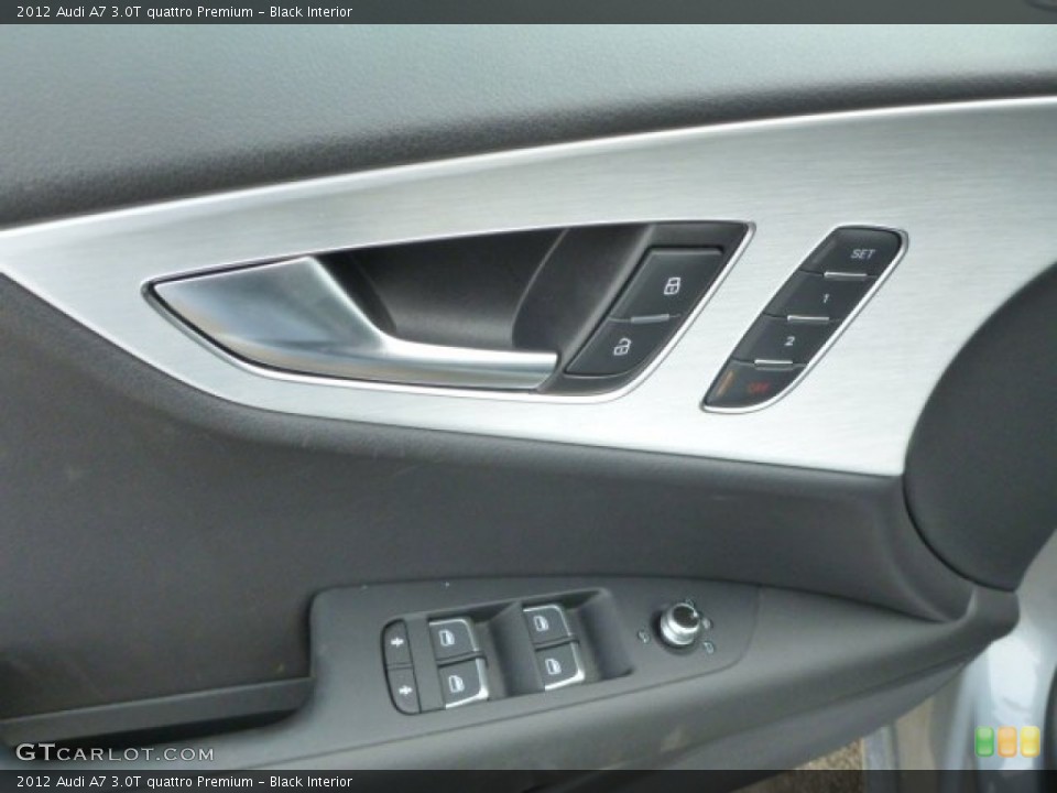 Black Interior Controls for the 2012 Audi A7 3.0T quattro Premium #90251052
