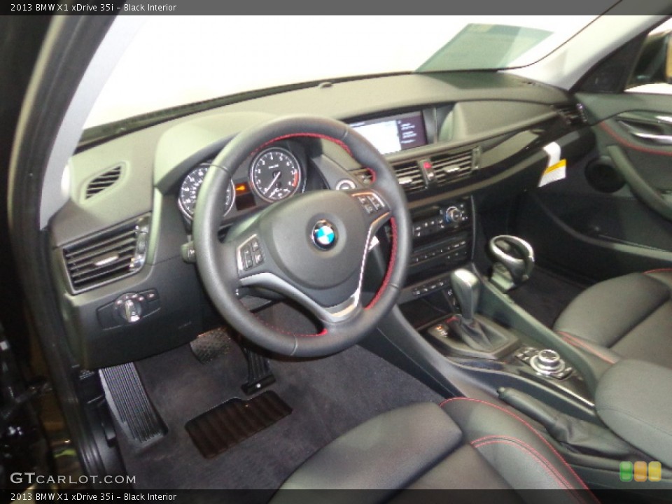 Black Interior Prime Interior for the 2013 BMW X1 xDrive 35i #90251394