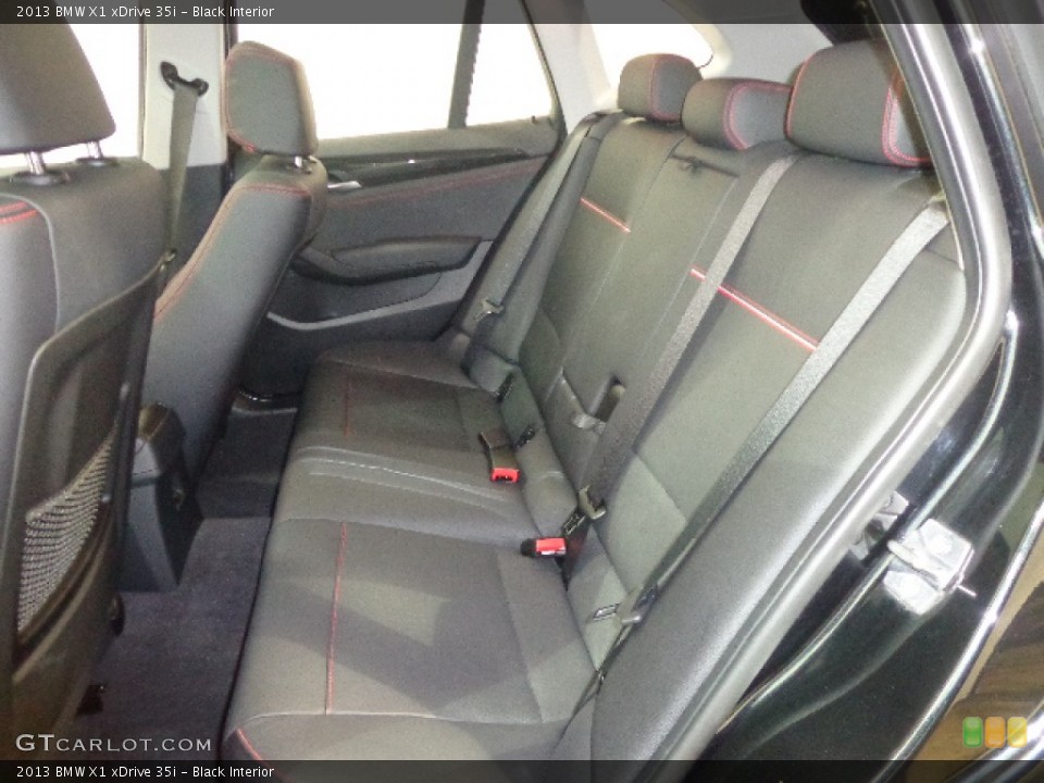 Black Interior Rear Seat for the 2013 BMW X1 xDrive 35i #90251529