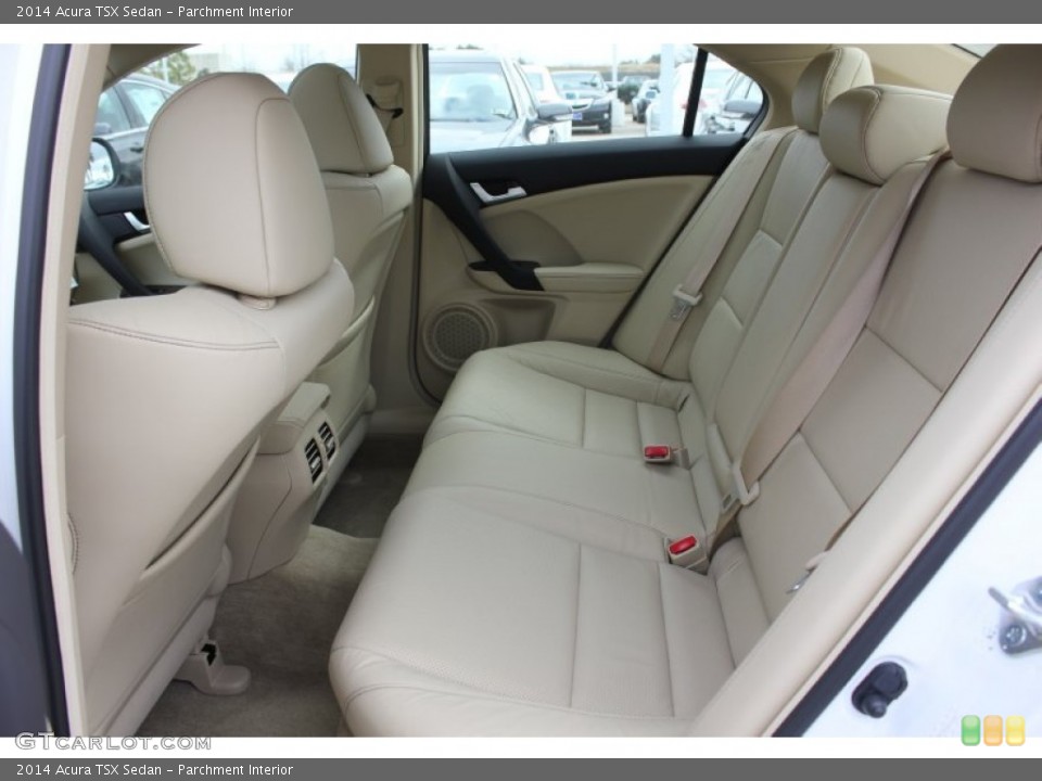 Parchment Interior Rear Seat for the 2014 Acura TSX Sedan #90252324