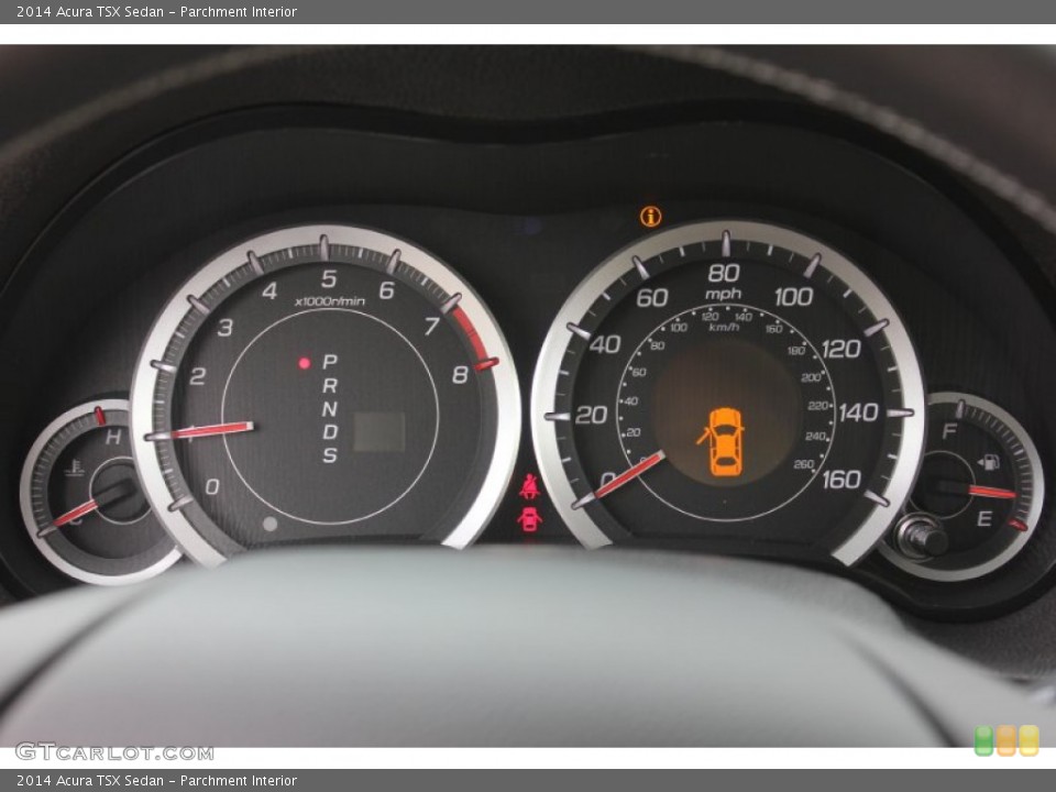 Parchment Interior Gauges for the 2014 Acura TSX Sedan #90252678