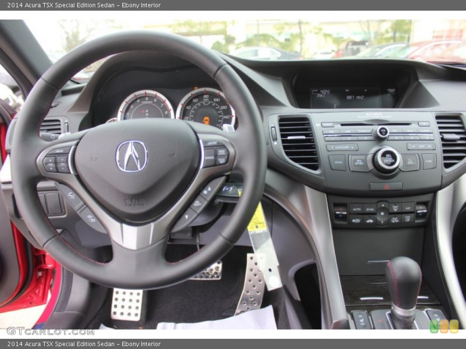 Ebony Interior Dashboard for the 2014 Acura TSX Special Edition Sedan #90253140