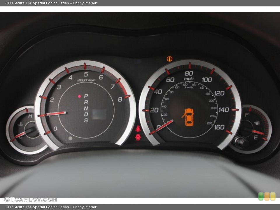 Ebony Interior Gauges for the 2014 Acura TSX Special Edition Sedan #90253332