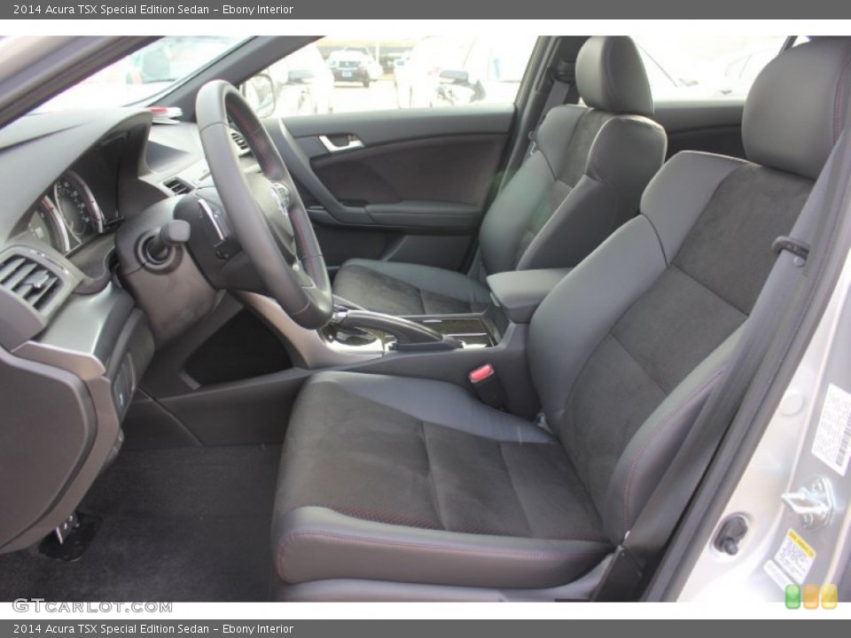 Ebony Interior Front Seat for the 2014 Acura TSX Special Edition Sedan #90253560