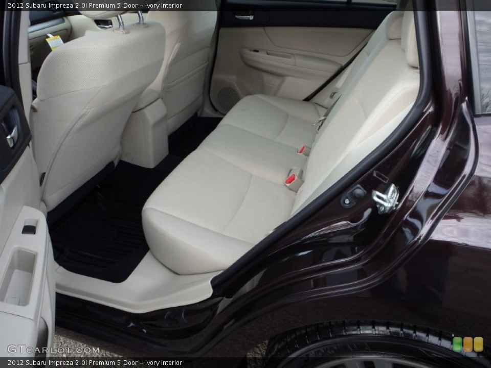 Ivory Interior Rear Seat for the 2012 Subaru Impreza 2.0i Premium 5 Door #90255240