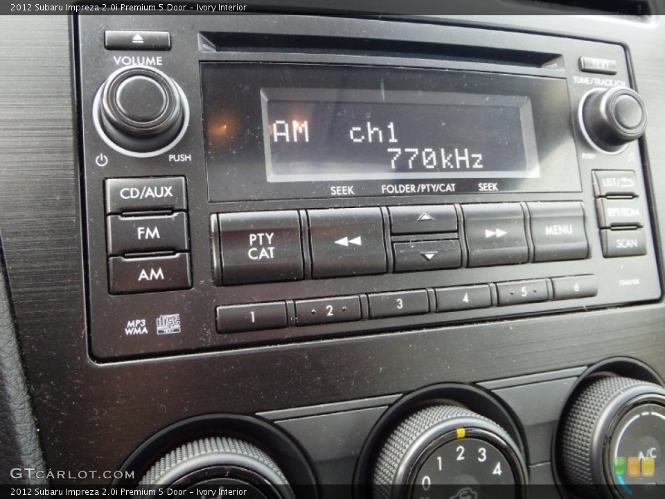 Ivory Interior Audio System for the 2012 Subaru Impreza 2.0i Premium 5 Door #90255366