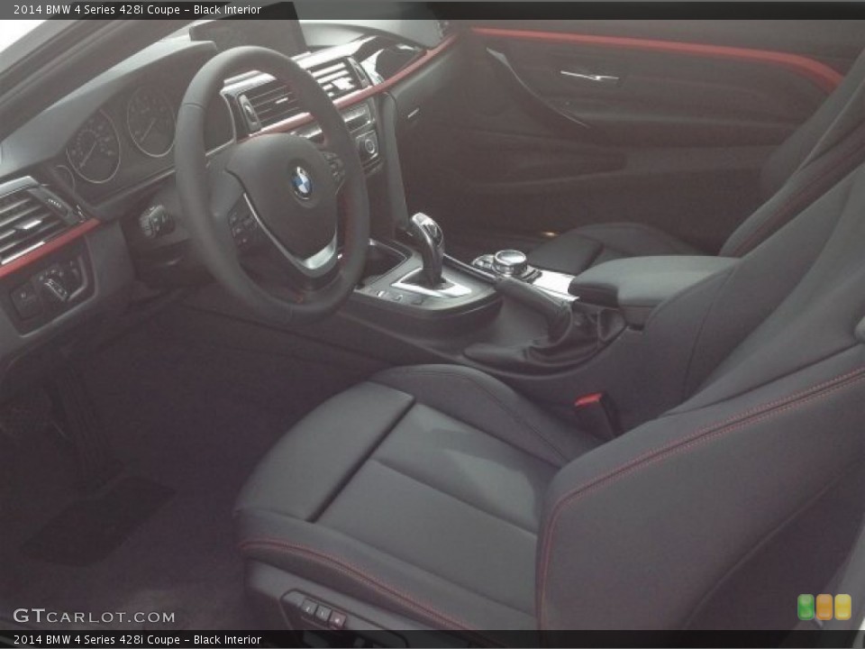 Black Interior Prime Interior for the 2014 BMW 4 Series 428i Coupe #90256125