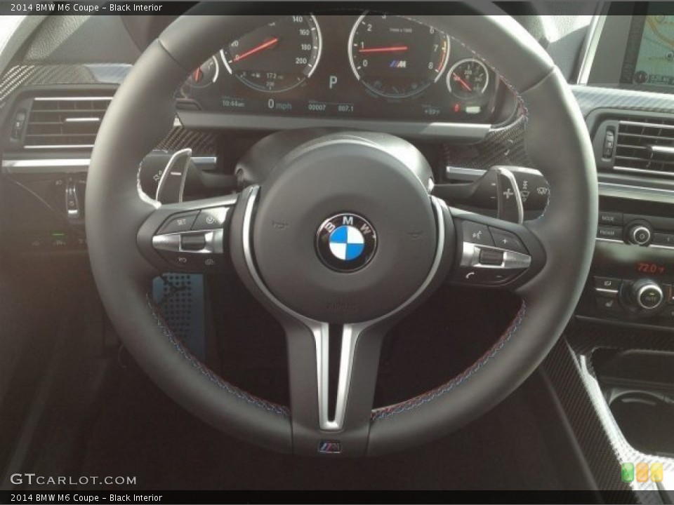 Black Interior Steering Wheel for the 2014 BMW M6 Coupe #90256669