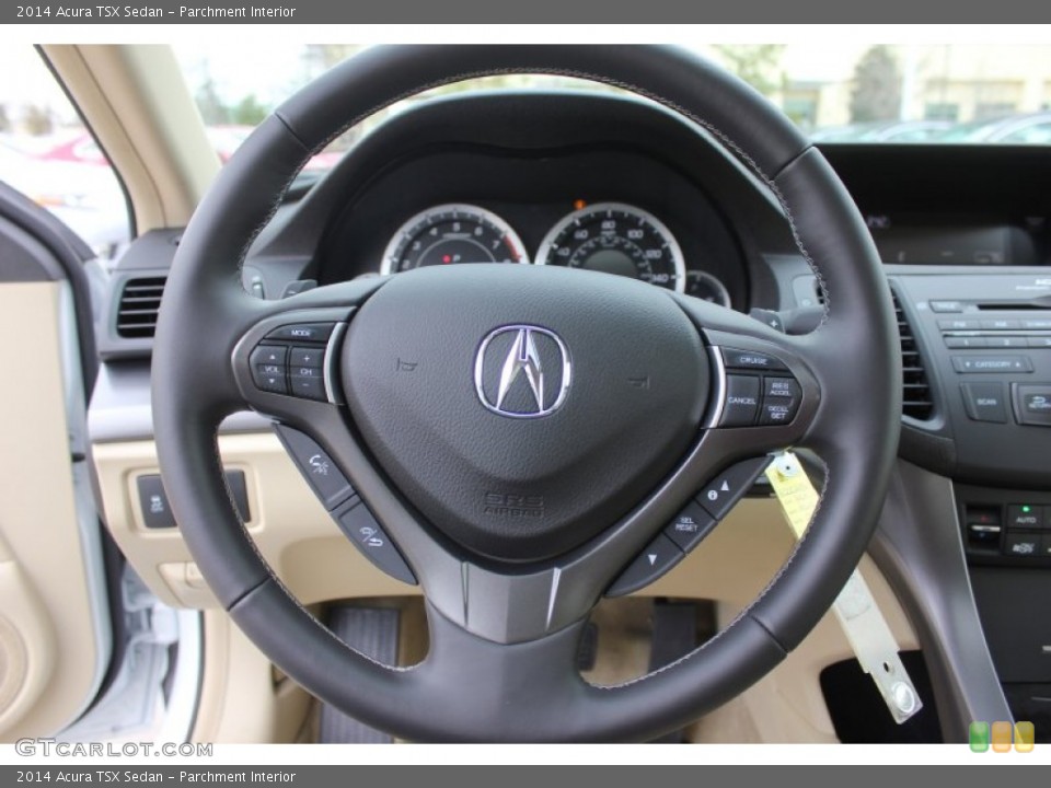 Parchment Interior Steering Wheel for the 2014 Acura TSX Sedan #90259320