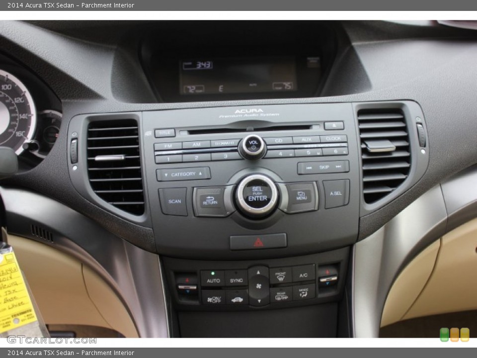Parchment Interior Controls for the 2014 Acura TSX Sedan #90259338