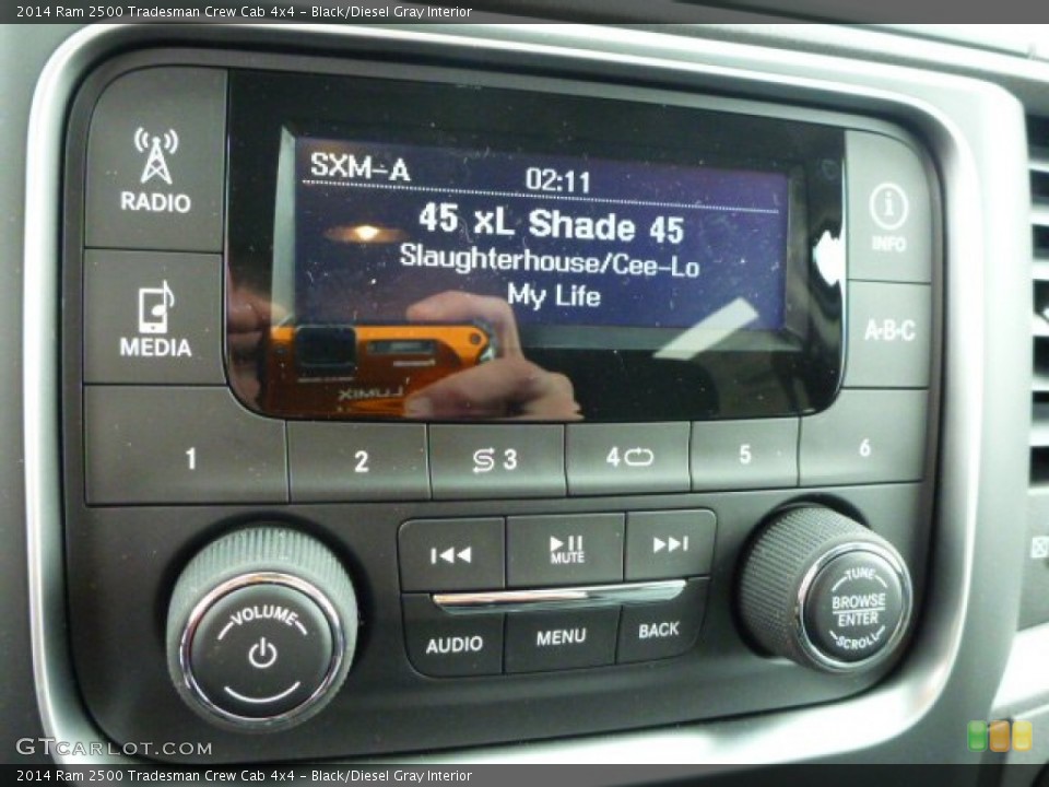 Black/Diesel Gray Interior Audio System for the 2014 Ram 2500 Tradesman Crew Cab 4x4 #90260505