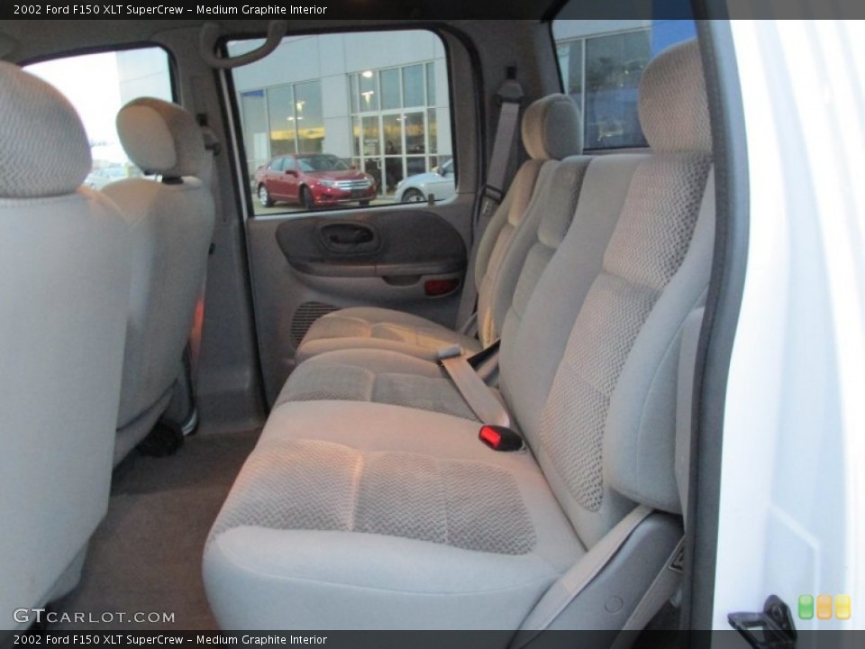 Medium Graphite Interior Rear Seat for the 2002 Ford F150 XLT SuperCrew #90260781