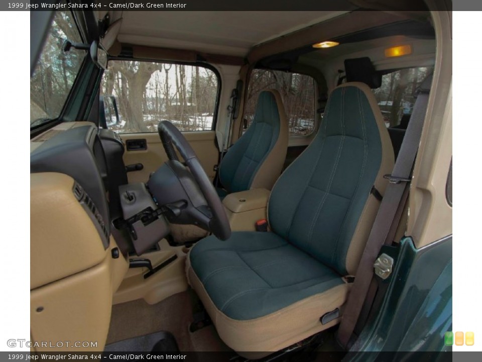 Camel/Dark Green Interior Photo for the 1999 Jeep Wrangler Sahara 4x4 #90269133