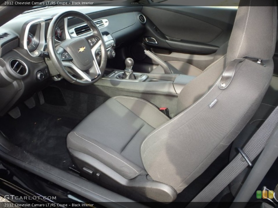 Black Interior Prime Interior for the 2012 Chevrolet Camaro LT/RS Coupe #90269900