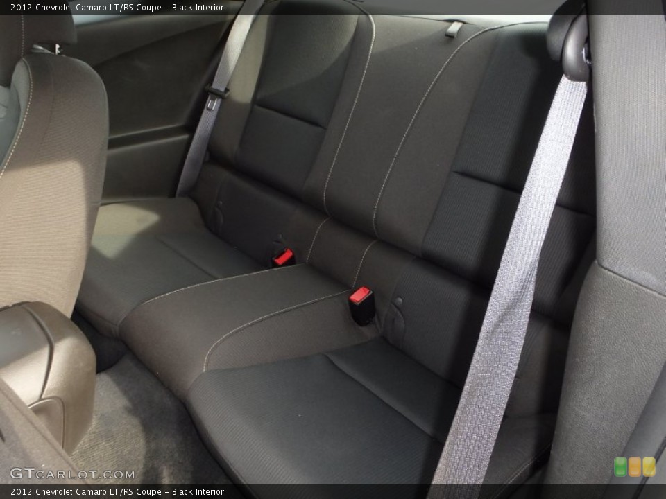 Black Interior Rear Seat for the 2012 Chevrolet Camaro LT/RS Coupe #90269951