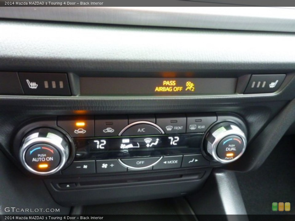 Black Interior Controls for the 2014 Mazda MAZDA3 s Touring 4 Door #90272651