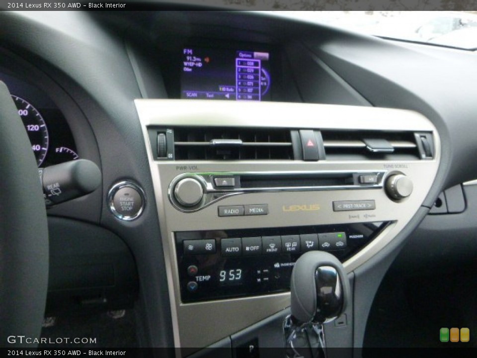 Black Interior Controls for the 2014 Lexus RX 350 AWD #90272747