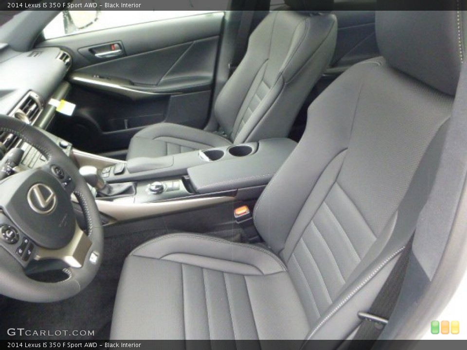 Black Interior Front Seat for the 2014 Lexus IS 350 F Sport AWD #90272932