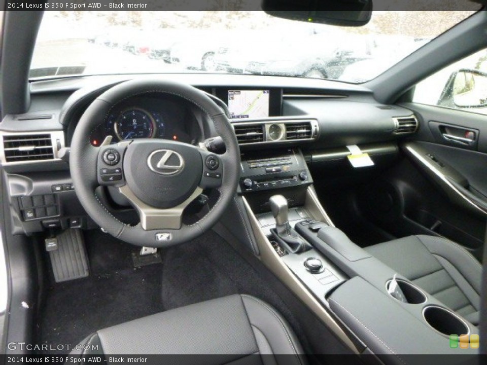 Black Interior Prime Interior for the 2014 Lexus IS 350 F Sport AWD #90272963
