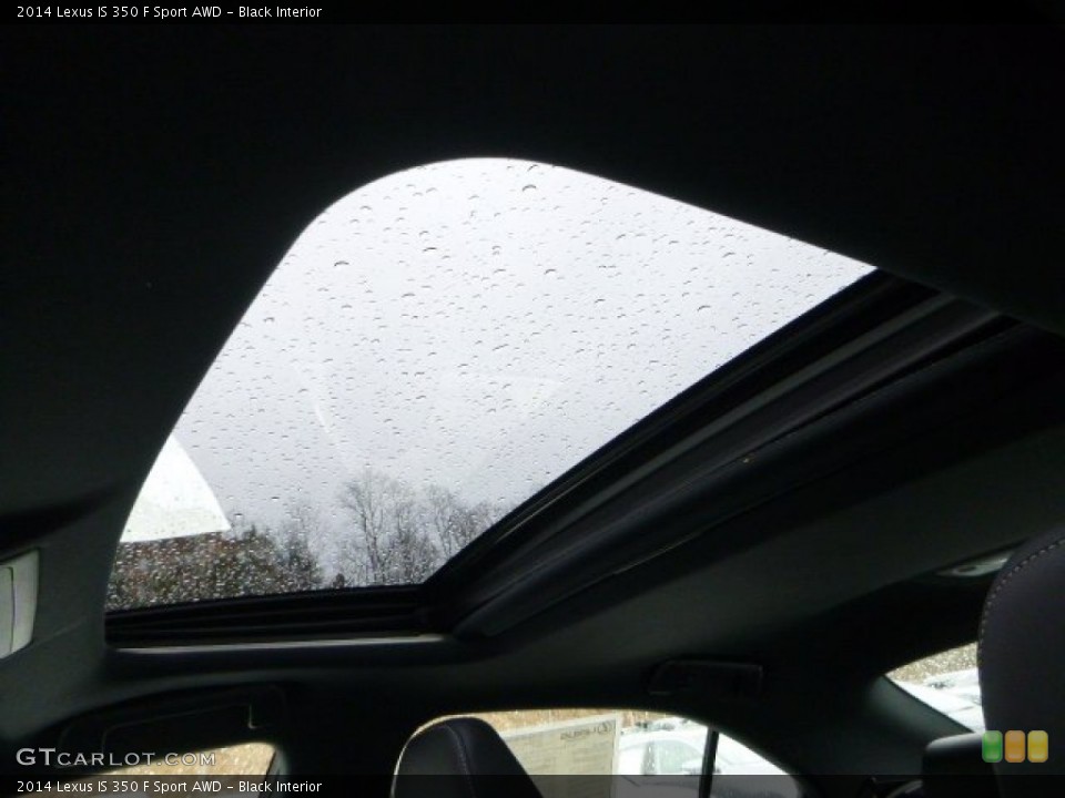 Black Interior Sunroof for the 2014 Lexus IS 350 F Sport AWD #90273005