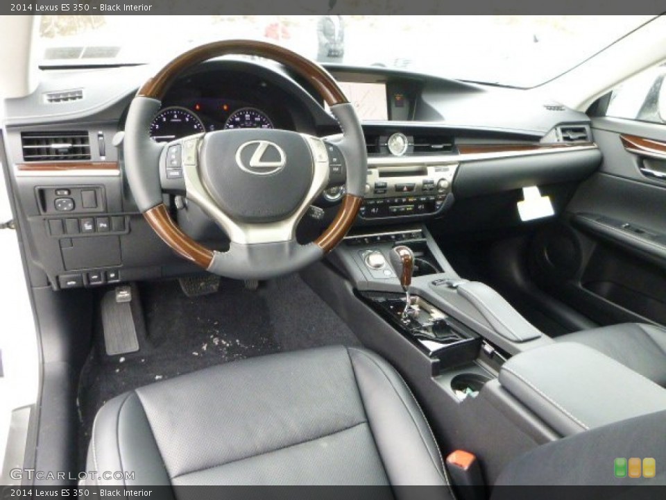 Black Interior Prime Interior for the 2014 Lexus ES 350 #90273755