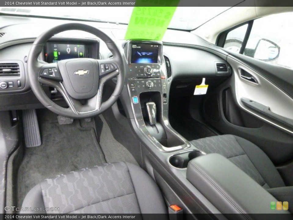 Jet Black/Dark Accents Interior Prime Interior for the 2014 Chevrolet Volt  #90274031