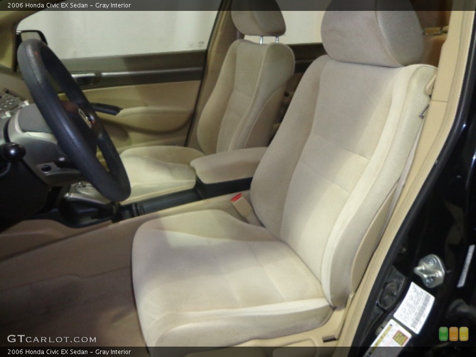 Gray Interior Front Seat for the 2006 Honda Civic EX Sedan #90275765