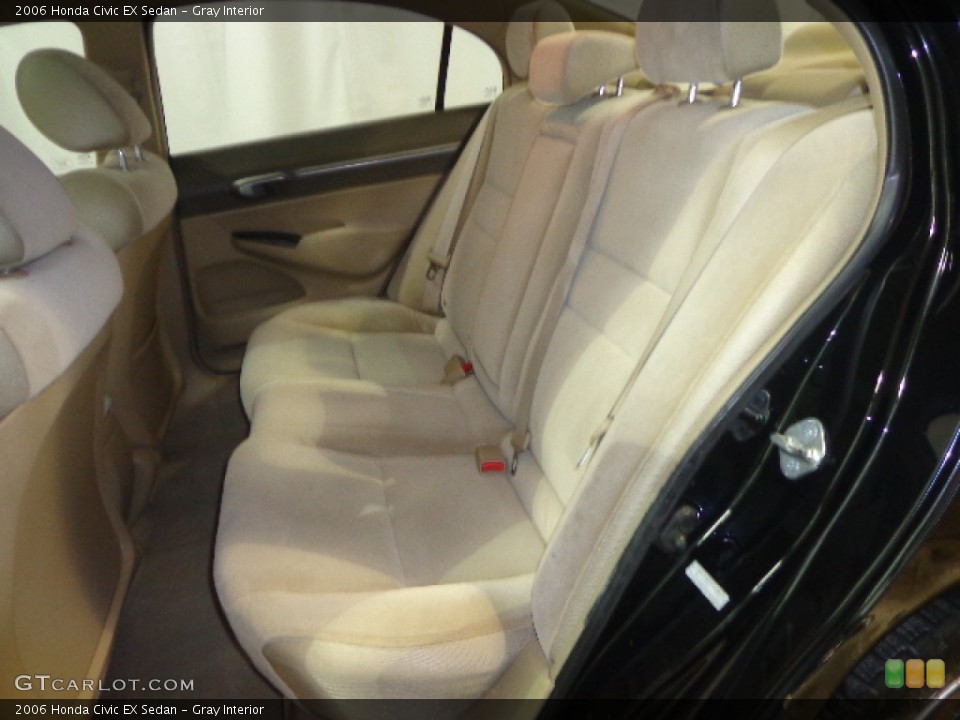 Gray Interior Rear Seat for the 2006 Honda Civic EX Sedan #90275789