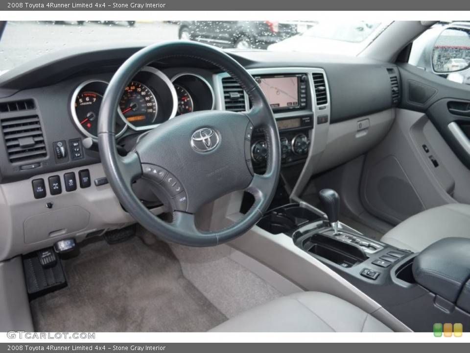 Stone Gray Interior Prime Interior for the 2008 Toyota 4Runner Limited 4x4 #90278392