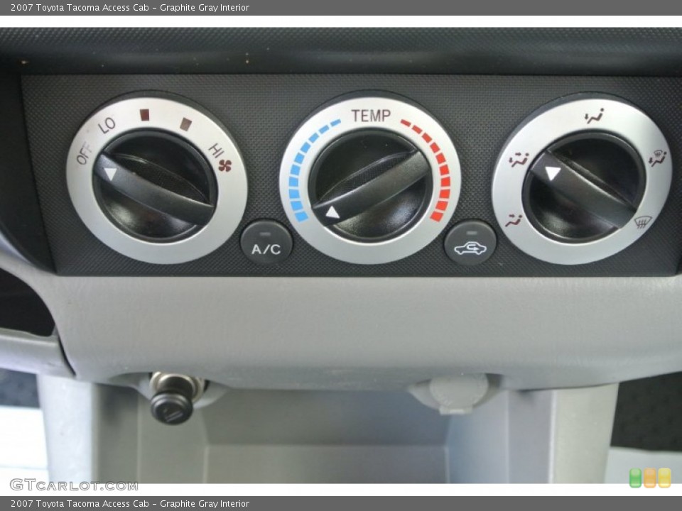 Graphite Gray Interior Controls for the 2007 Toyota Tacoma Access Cab #90280515