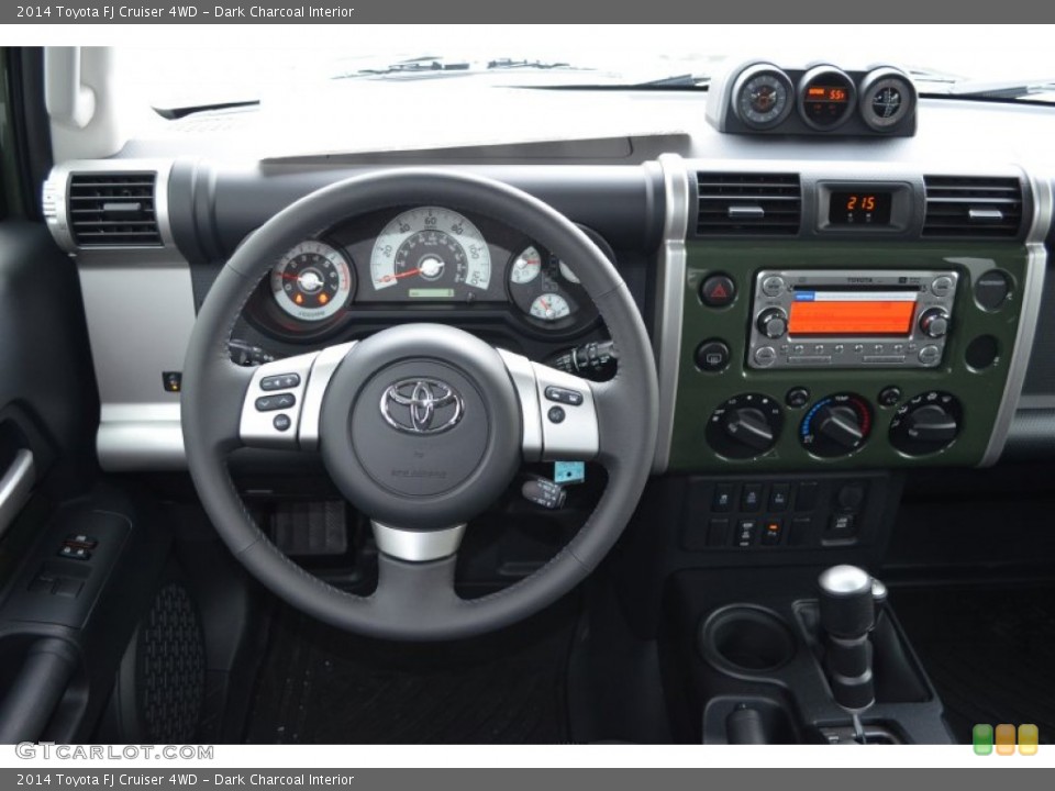 Dark Charcoal Interior Dashboard for the 2014 Toyota FJ Cruiser 4WD #90281222