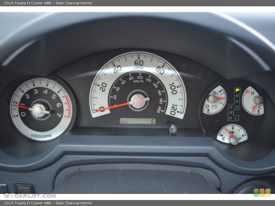 Dark Charcoal Interior Gauges for the 2014 Toyota FJ Cruiser 4WD #90281446