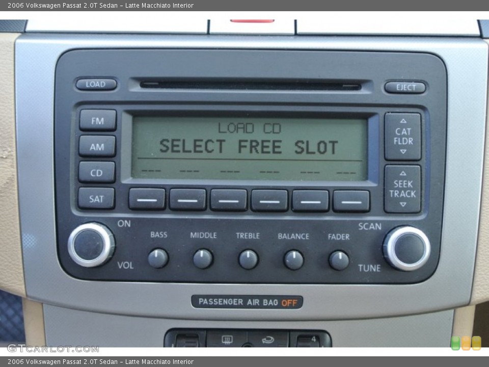 Latte Macchiato Interior Audio System for the 2006 Volkswagen Passat 2.0T Sedan #90281777